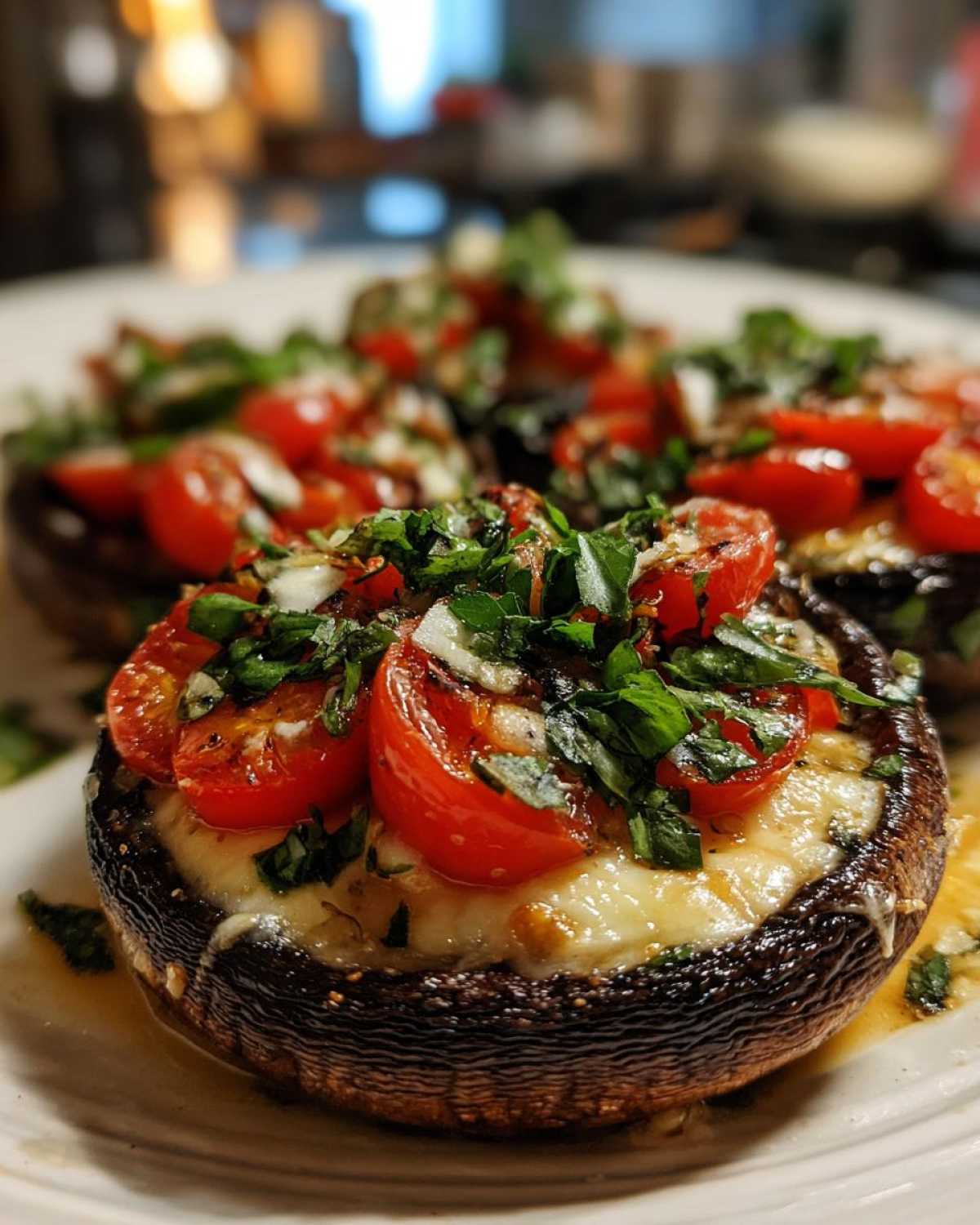Caprese Stuffed Portobello Mushrooms - detail 3