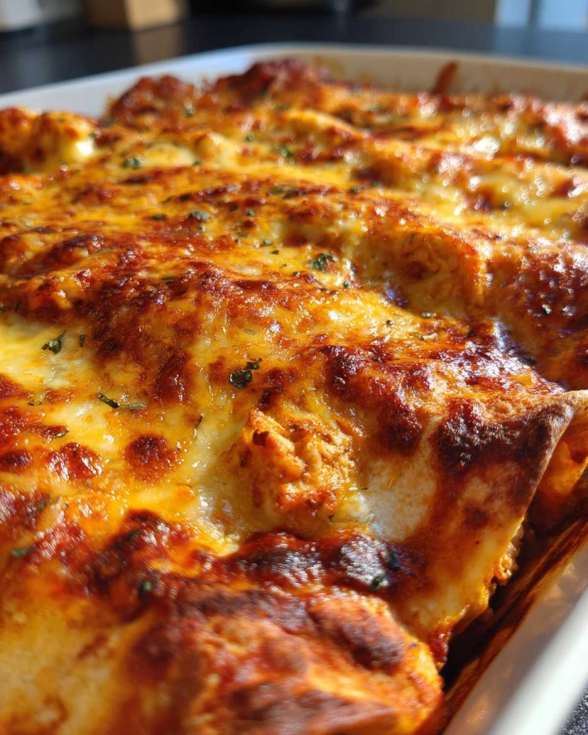 Cheesy Chicken Enchiladas - detail 2