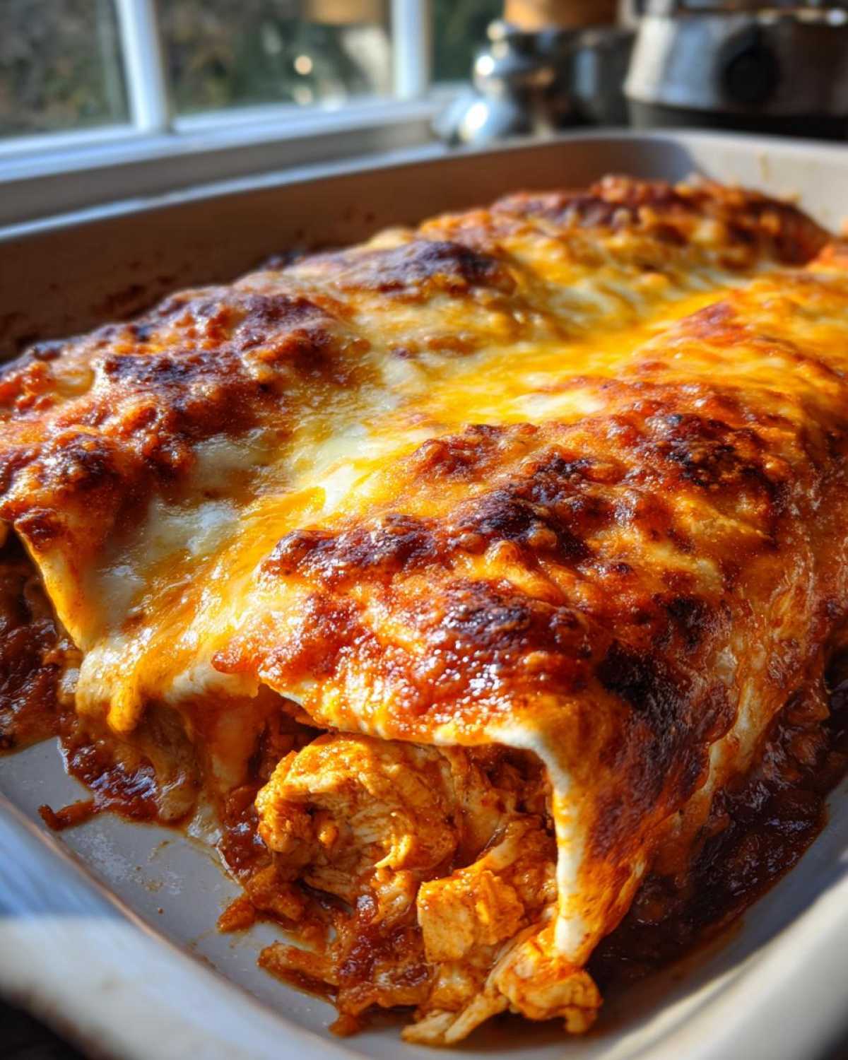Cheesy Chicken Enchiladas - detail 3