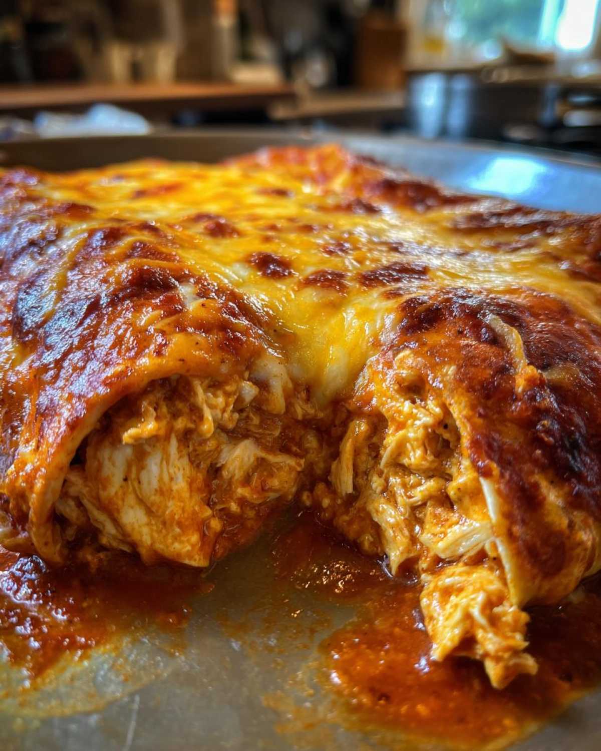 Cheesy Chicken Enchiladas - detail 4