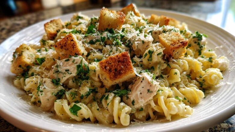 Chicken Caesar Pasta Salad