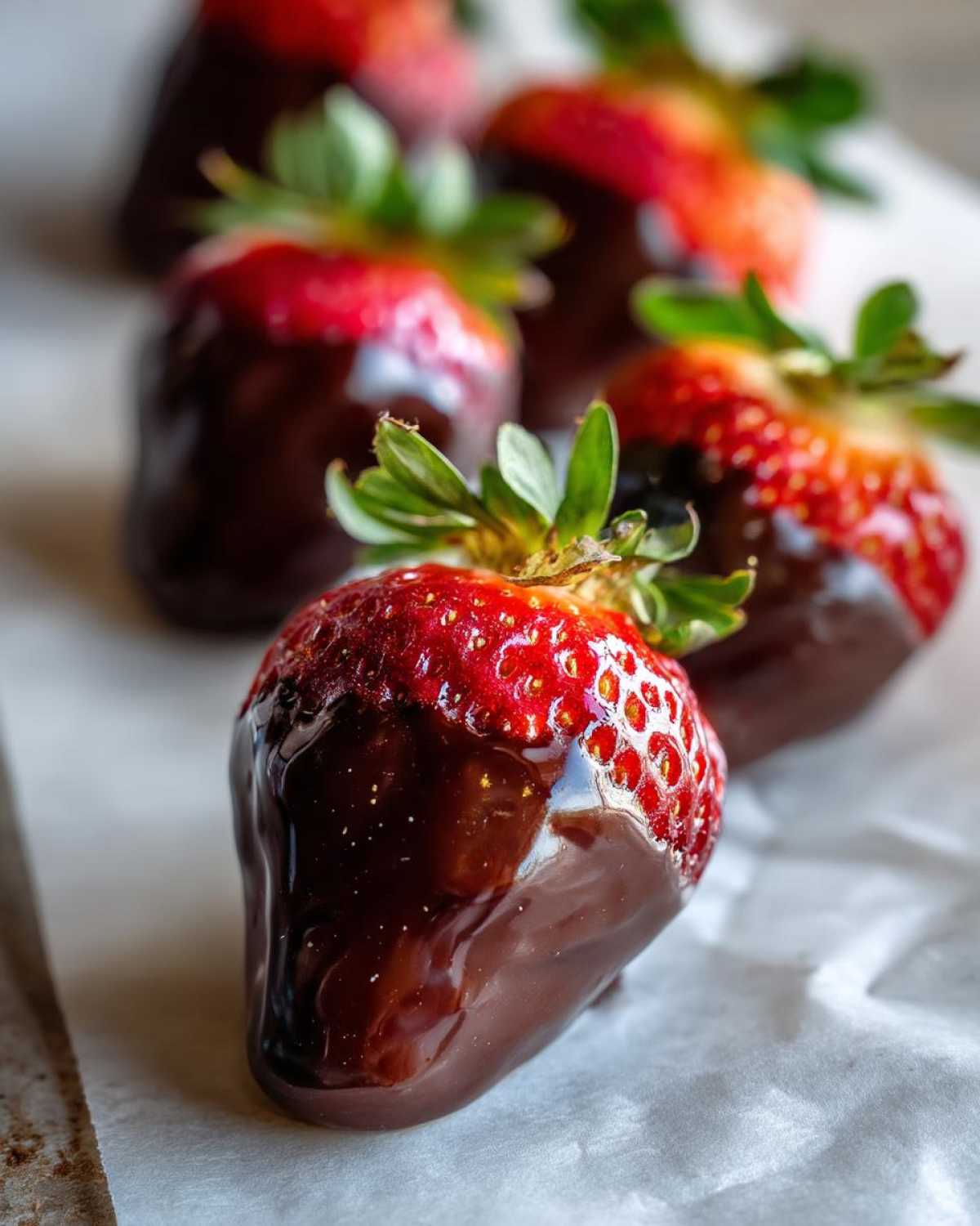 Chocolate Dipped Strawberries - detail 1