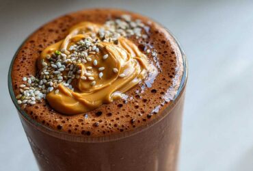 Chocolate Peanut Butter Smoothie (Protein-Packed)
