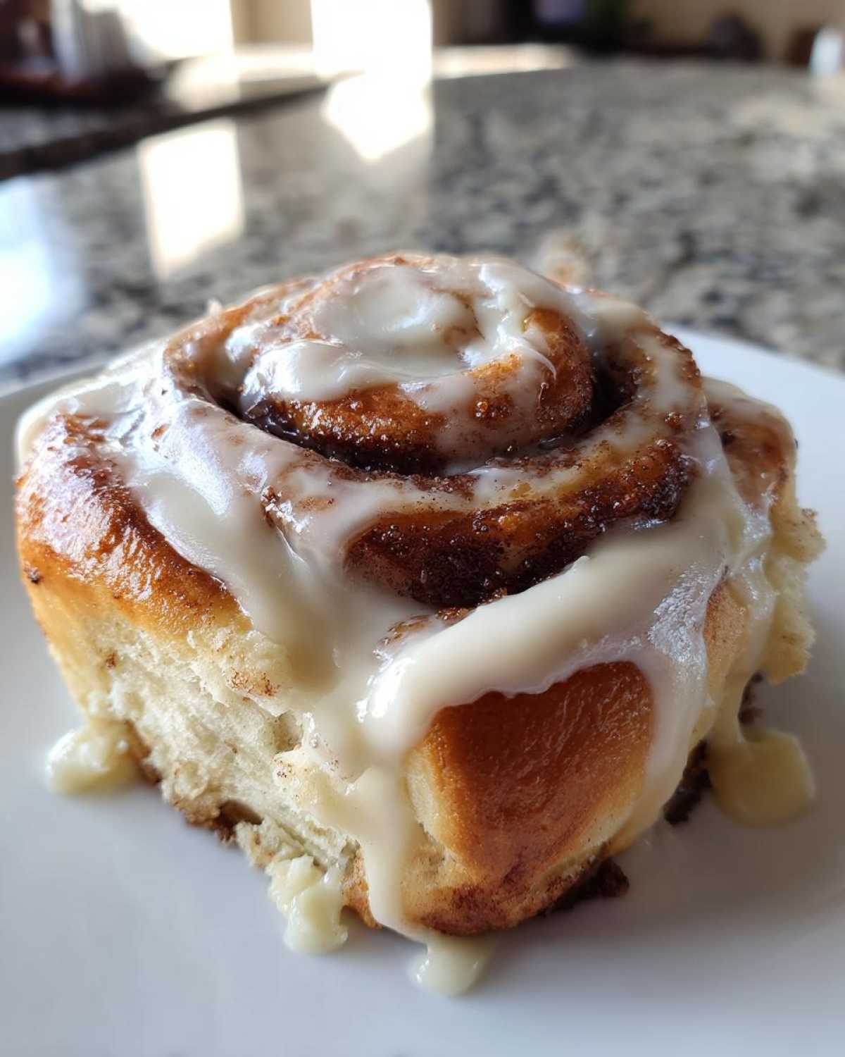 Cinnamon Rolls with Cream Cheese Glaze - detail 3
