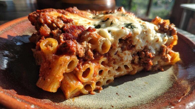 Classic Baked Ziti with Ricotta