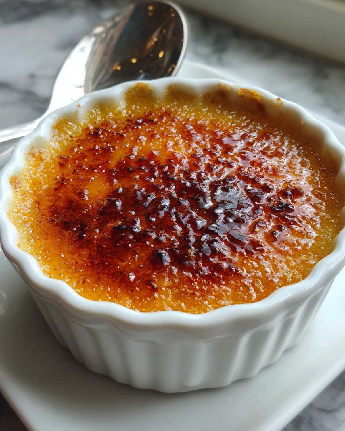 Classic French Crème Brûlée - detail 1