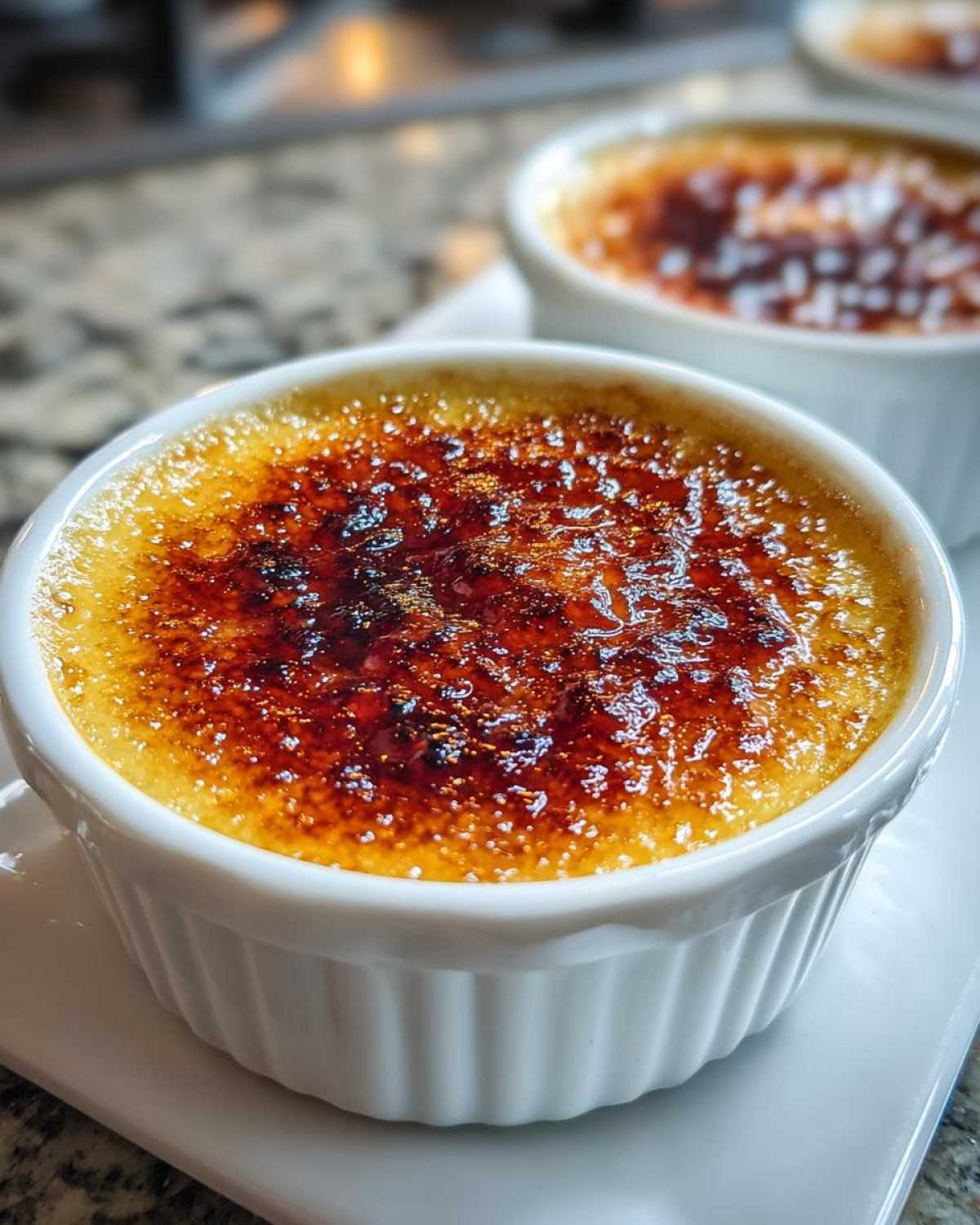 Classic French Crème Brûlée - detail 3