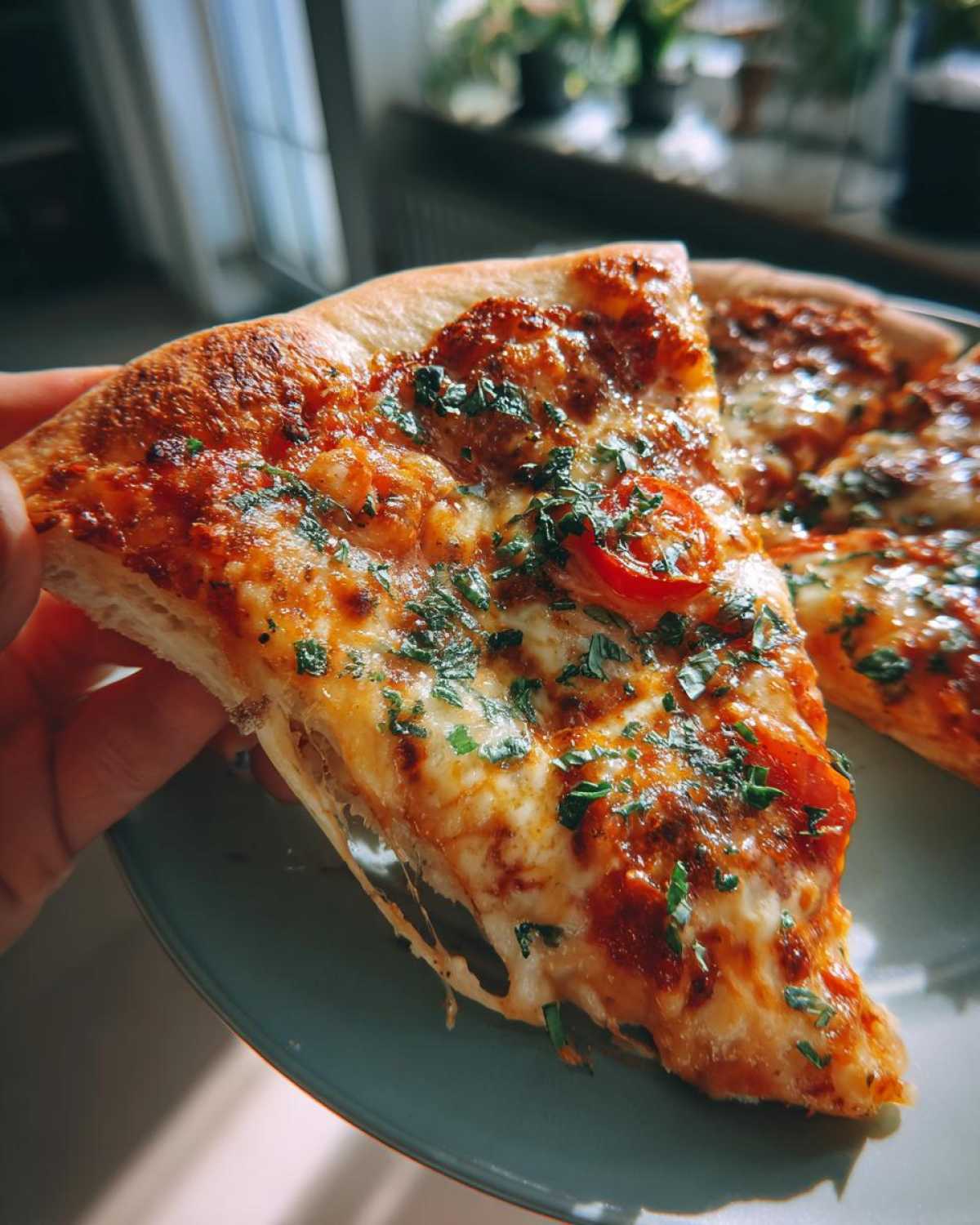 Classic Margherita Pizza (Homemade Dough) - detail 1