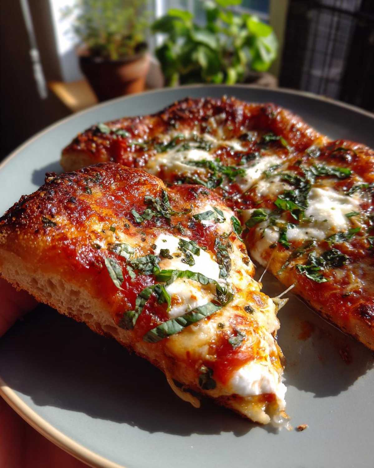 Classic Margherita Pizza (Homemade Dough) - detail 2