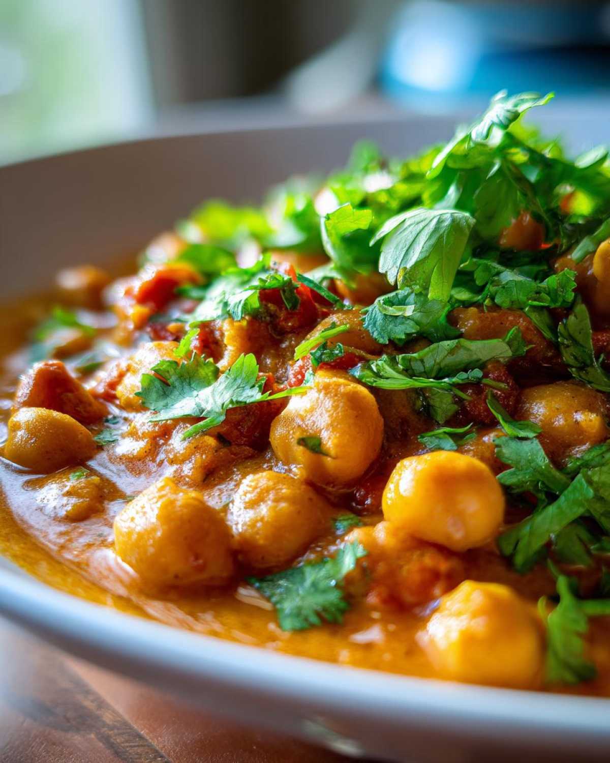 Coconut Chickpea Curry (Vegan) - detail 4
