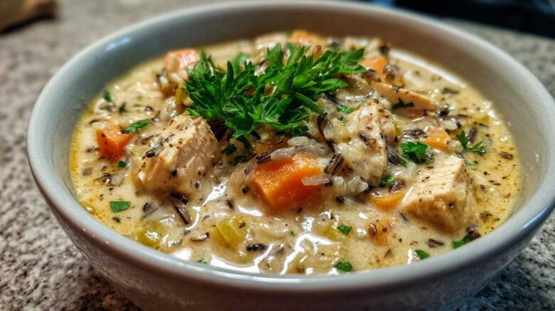 Creamy Chicken and Wild Rice Soup