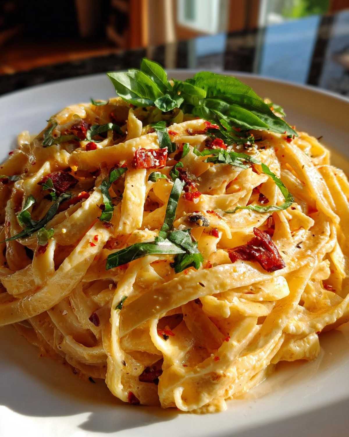 Creamy Sun-Dried Tomato Pasta - detail 1