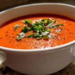 Creamy Tomato Basil Soup (Easy Homemade)
