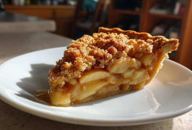 Dutch Apple Pie with Streusel Topping