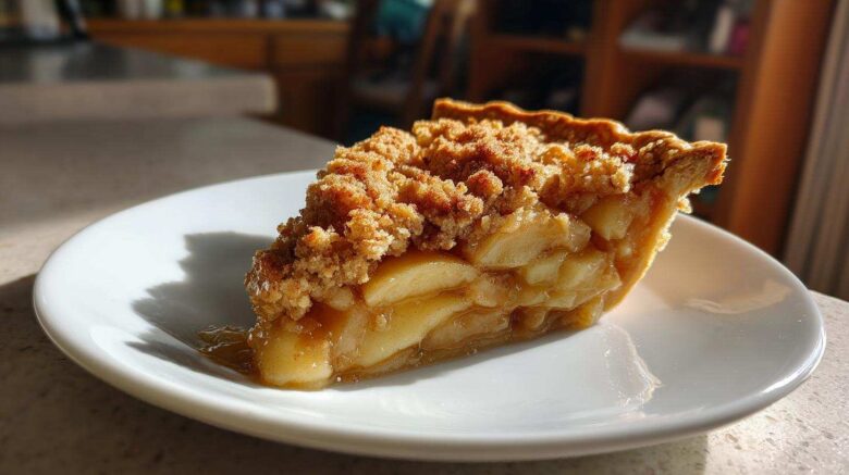Dutch Apple Pie with Streusel Topping