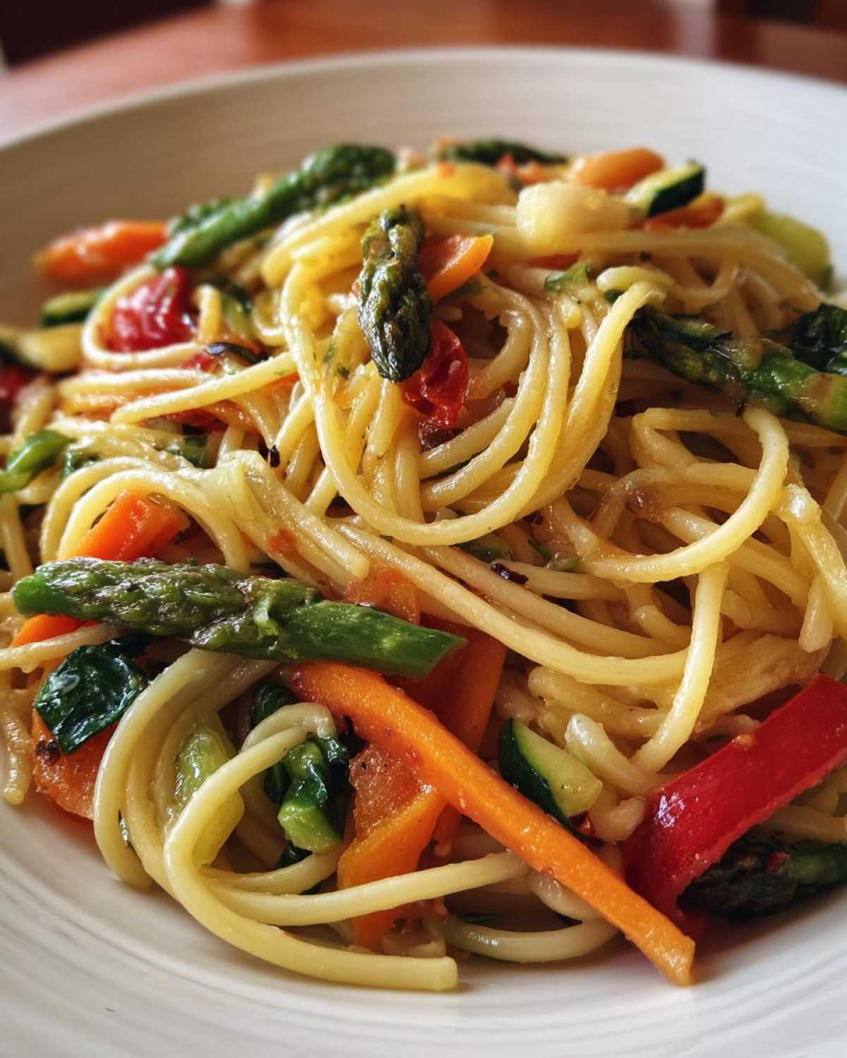 Easy Pasta Primavera - detail 1