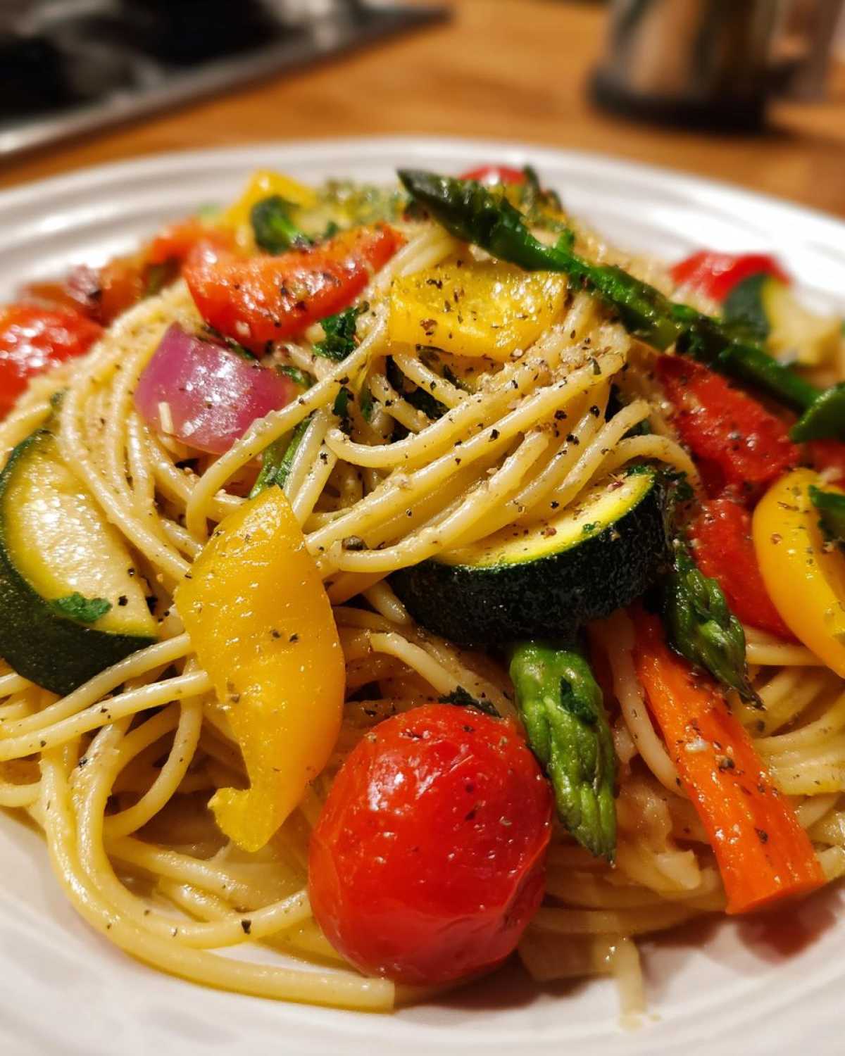 Easy Pasta Primavera - detail 4