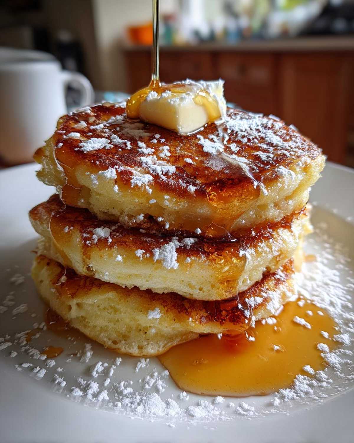 Fluffy Buttermilk Pancakes - detail 3
