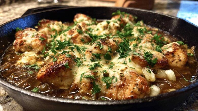 French Onion Chicken Skillet