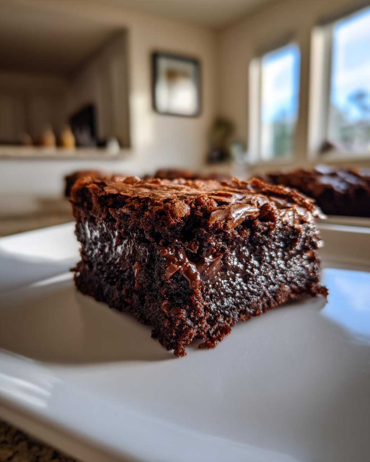 Fudgy Triple Chocolate Brownies - detail 2