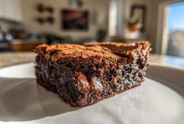 Fudgy Triple Chocolate Brownies