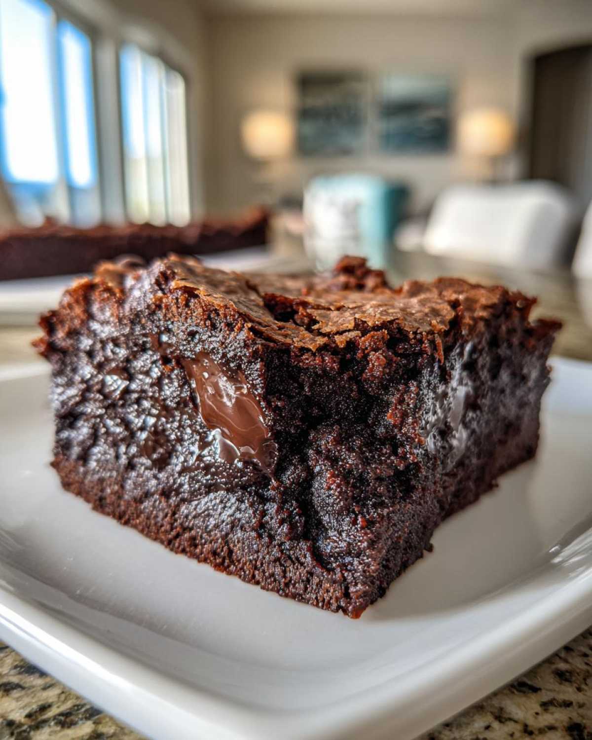Fudgy Triple Chocolate Brownies - detail 4