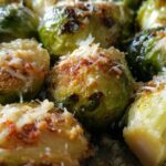 Garlic Parmesan Roasted Brussels Sprouts