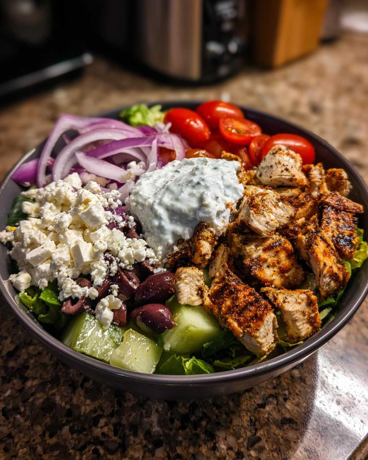 Greek Chicken Gyro Bowl - detail 1