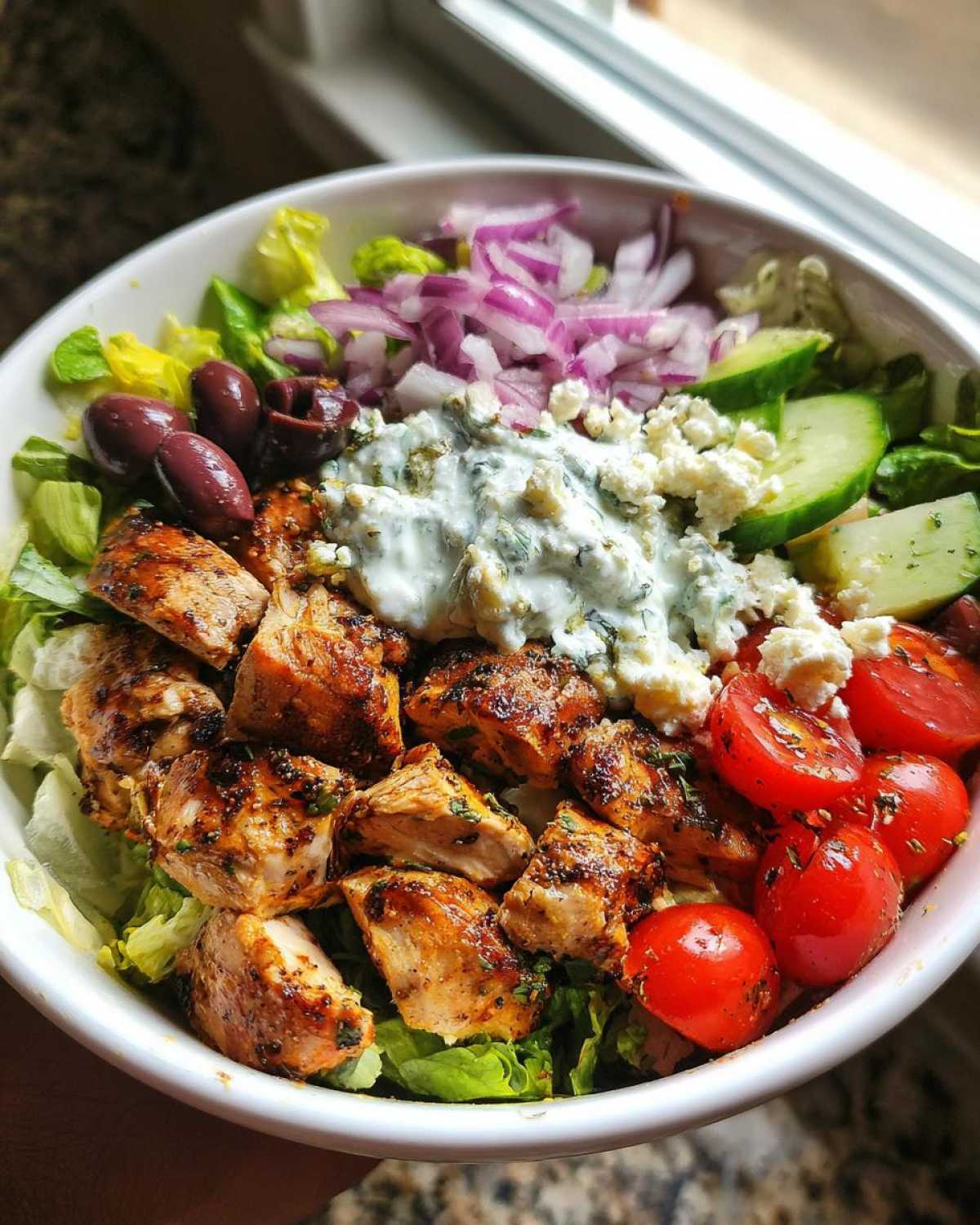 Greek Chicken Gyro Bowl - detail 2