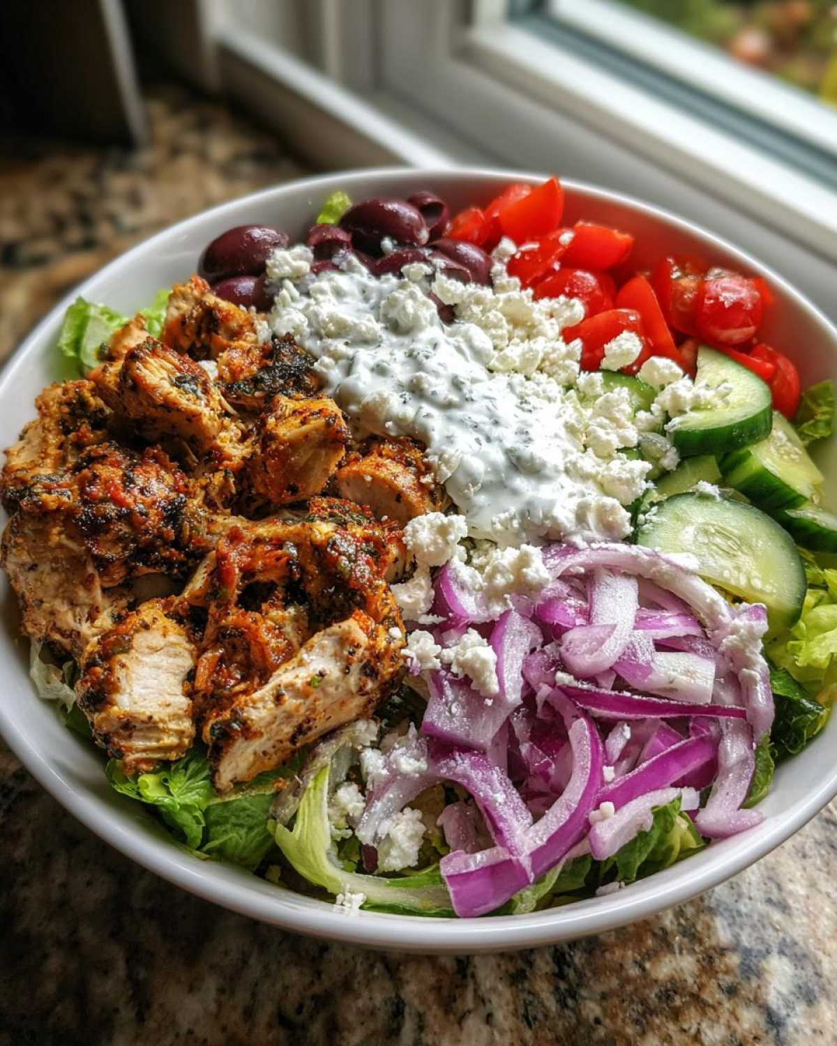 Greek Chicken Gyro Bowl - detail 3