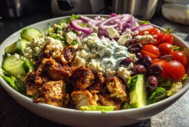Greek Chicken Gyro Bowl
