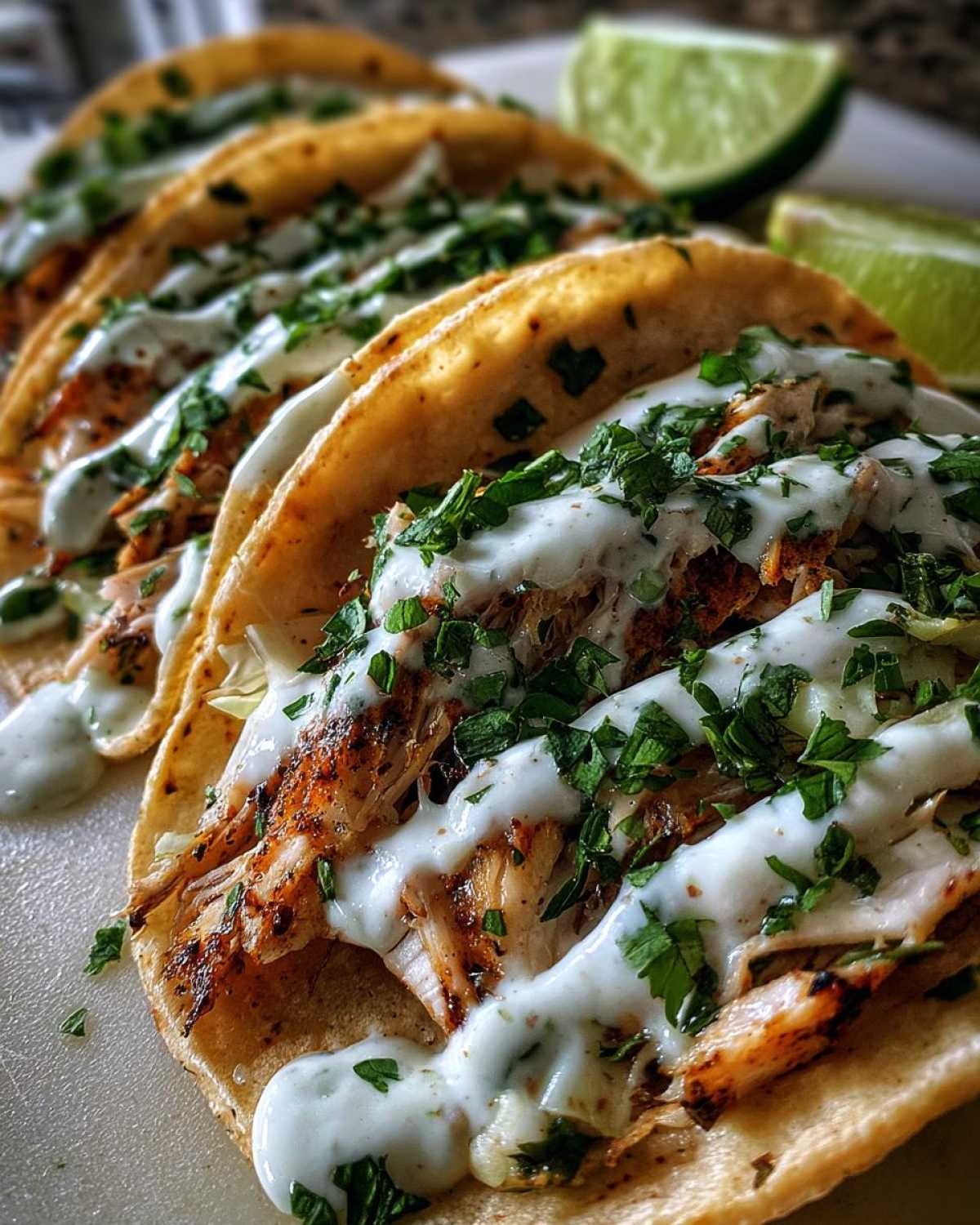 Grilled Fish Tacos with Lime Crema - detail 3