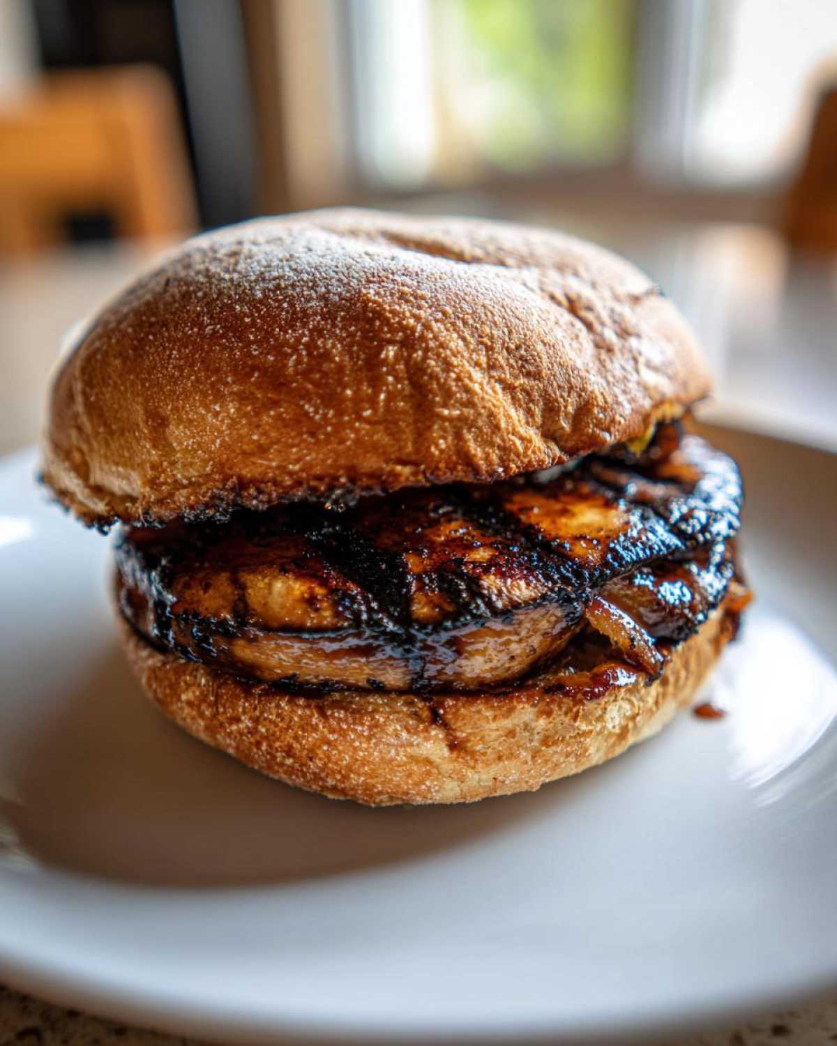 Grilled Portobello Mushroom Burgers - detail 3