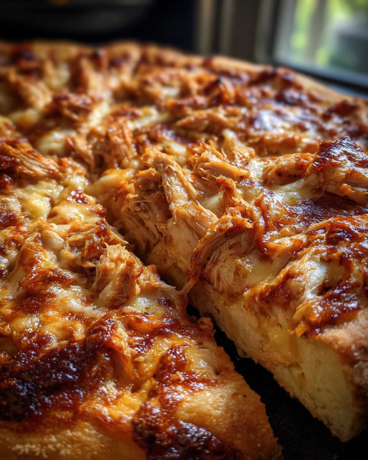 Homemade BBQ Chicken Pizza - detail 1