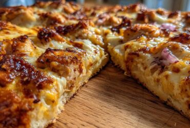 Homemade BBQ Chicken Pizza