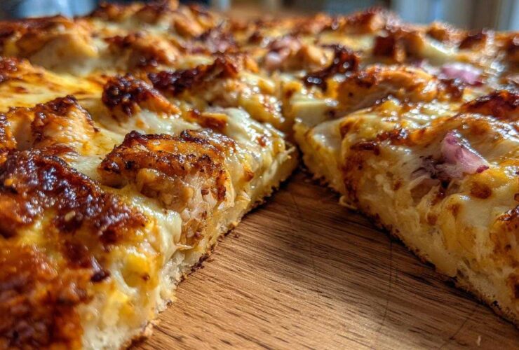 Homemade BBQ Chicken Pizza