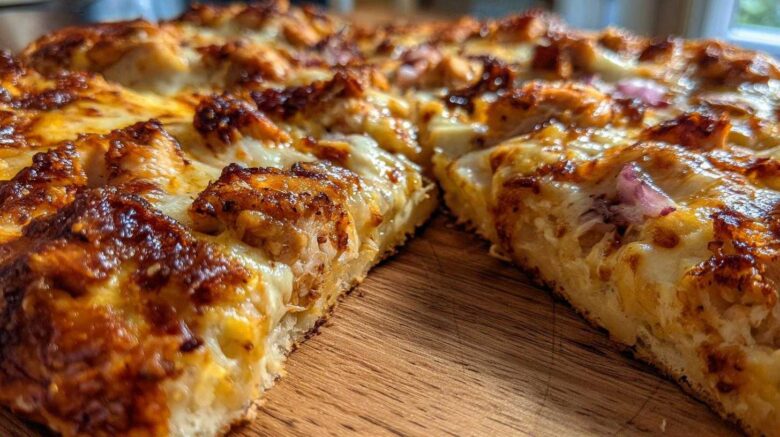 Homemade BBQ Chicken Pizza