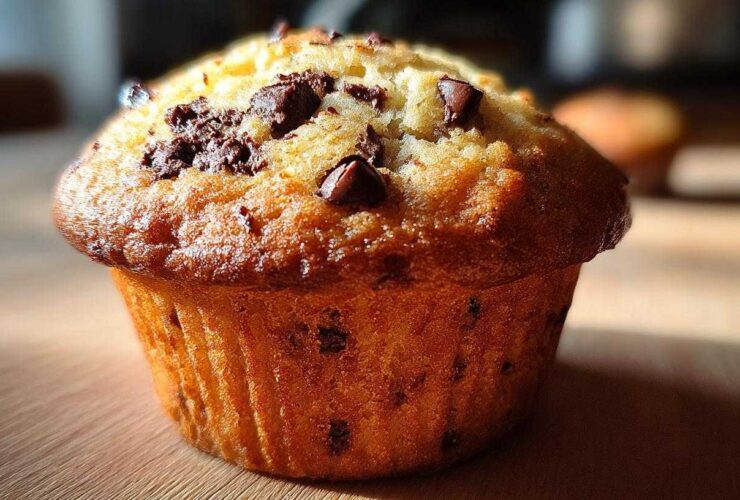 Homemade Chocolate Chip Muffins