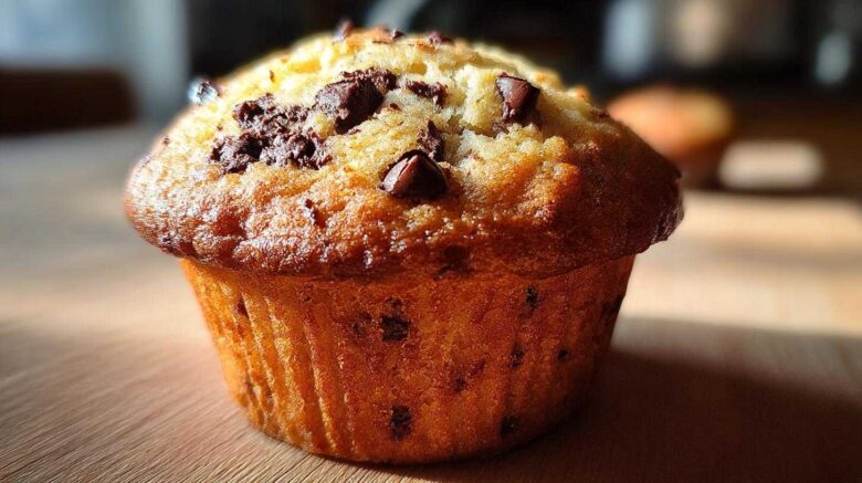 Homemade Chocolate Chip Muffins