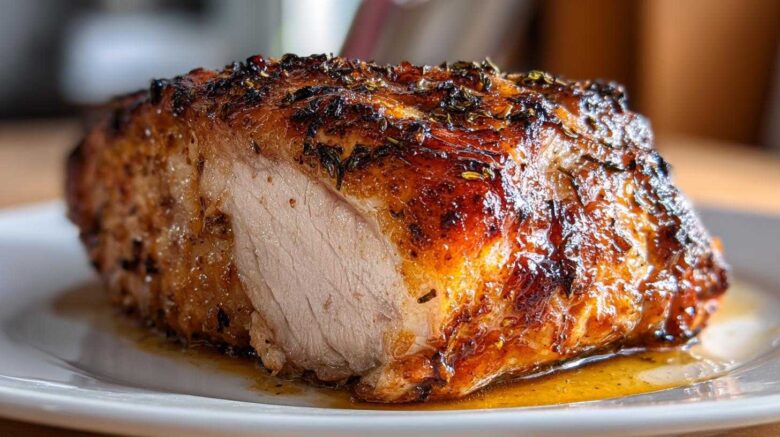 Juicy Garlic Herb Roast Turkey Breast