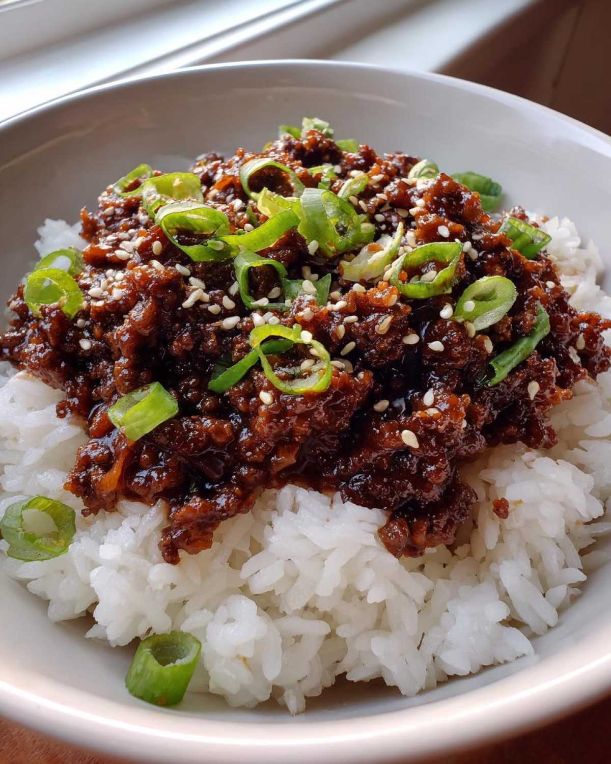 Korean Beef Bowls (Ground Beef Bulgogi) - detail 2