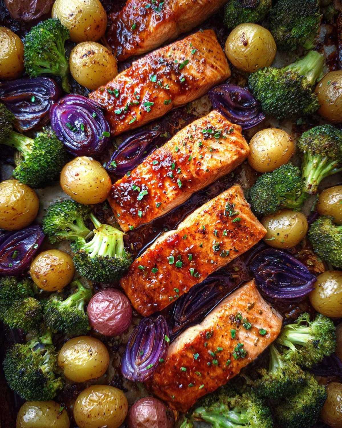 Maple Glazed Sheet Pan Salmon - detail 4