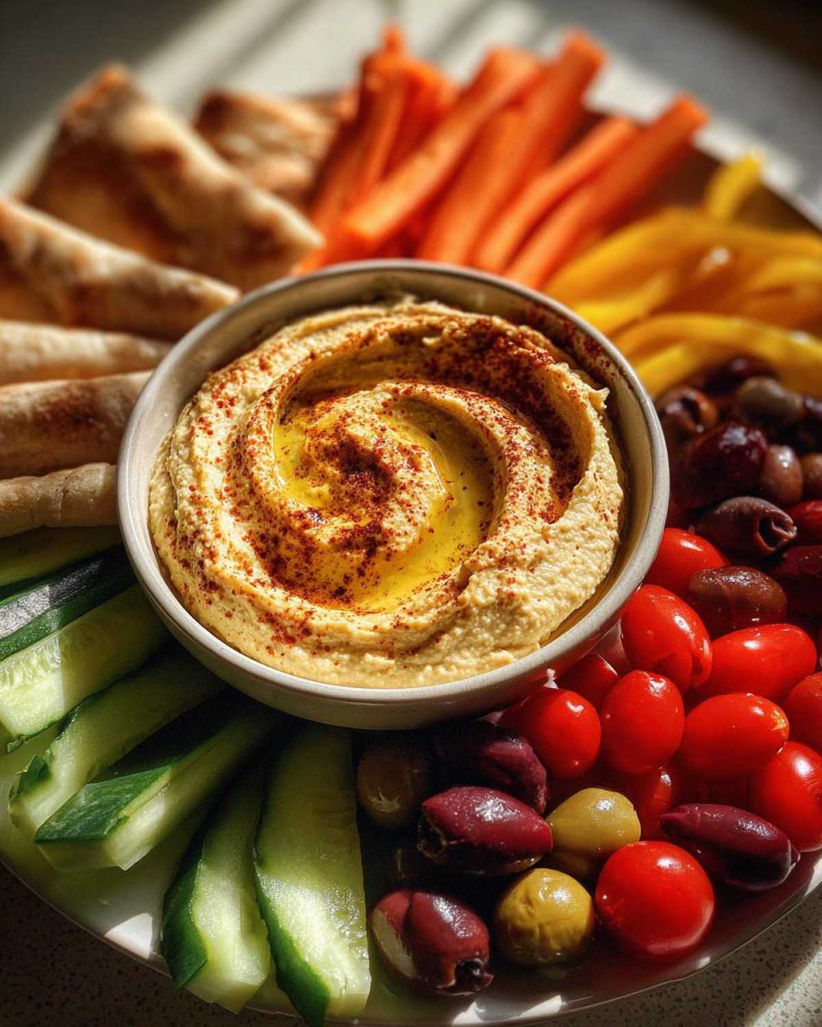 Mediterranean Hummus Platter - detail 3