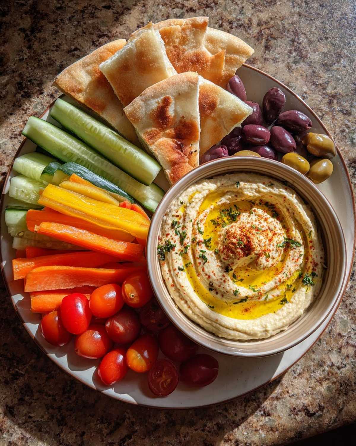 Mediterranean Hummus Platter - detail 4