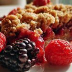 Mixed Berry Crumble with Oat Topping