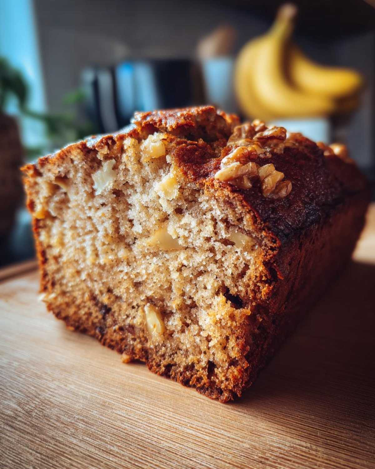 Moist Banana Bread with Walnuts - detail 3