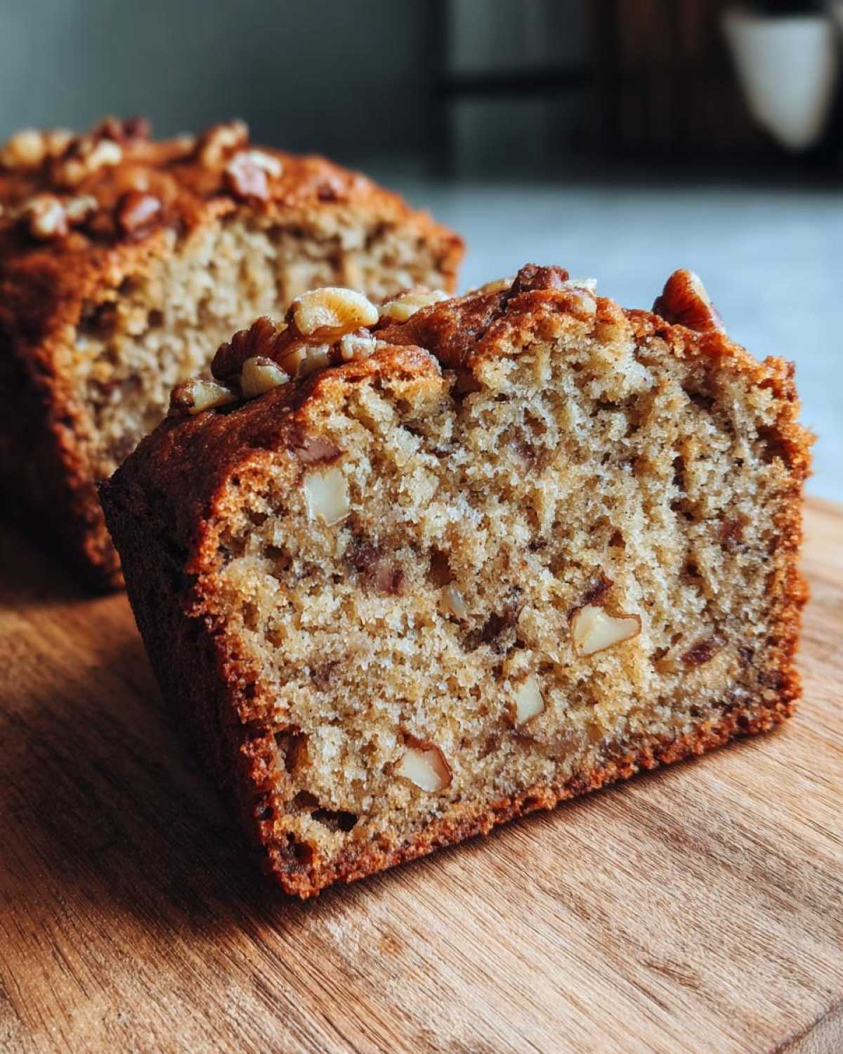 Moist Banana Bread with Walnuts - detail 4