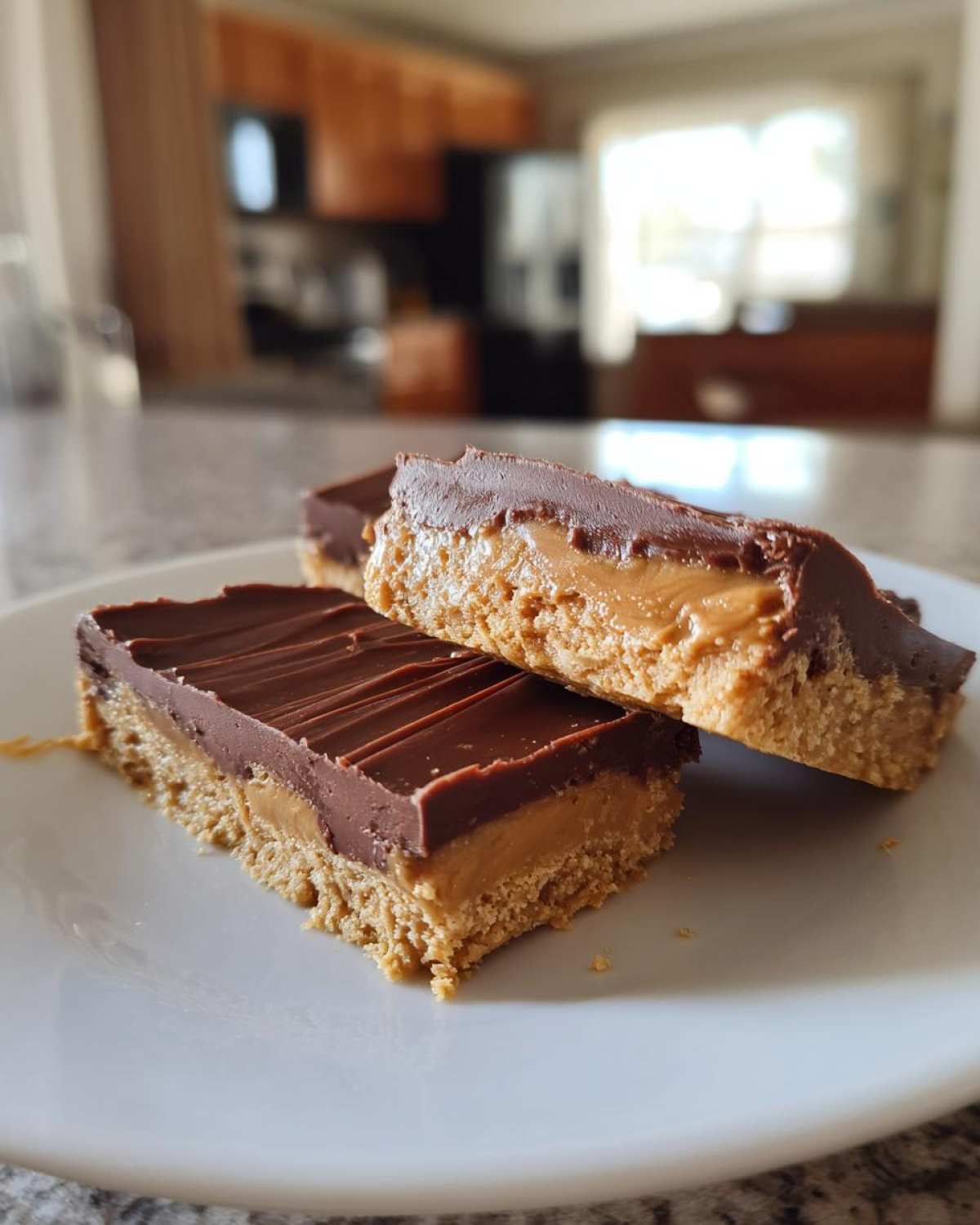 No-Bake Peanut Butter Chocolate Bars - detail 2