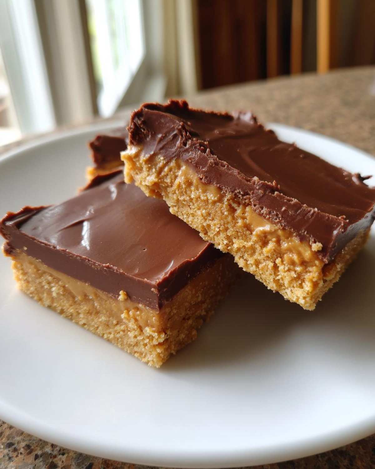 No-Bake Peanut Butter Chocolate Bars - detail 3