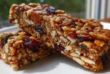 No-Bake Trail Mix Granola Bars